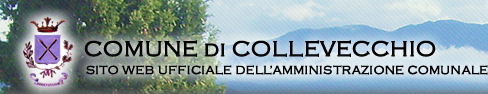 Comune di Collevecchio - sito web ufficiale dell'Amministrazione comunale